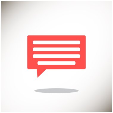 Diyalog kabarcık web simgesi
