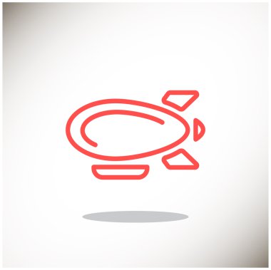 Zeplin zeppelin web simgesi