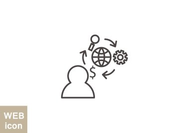 İş basit web simgeler kümesi