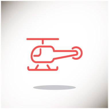 Basit helikopter simgesi