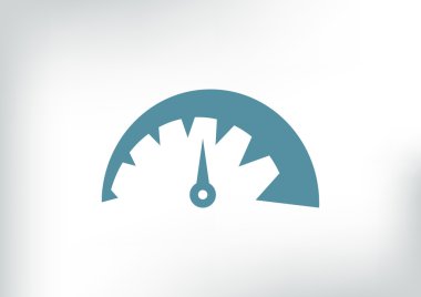 Basit hız göstergesi web simgesi