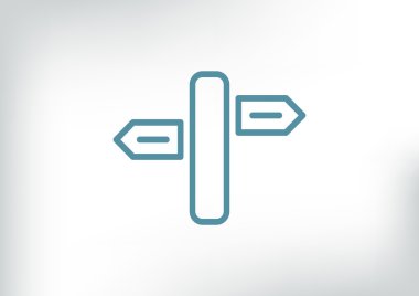 Yol işaretçi web simgesi