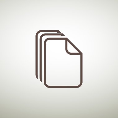 Dosyaları veya belgeleri web simgesi