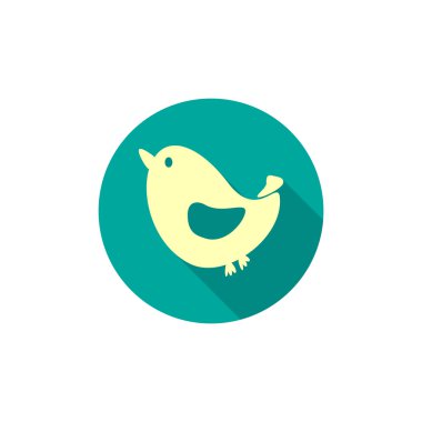 Şarkı kuş basit web simgesi