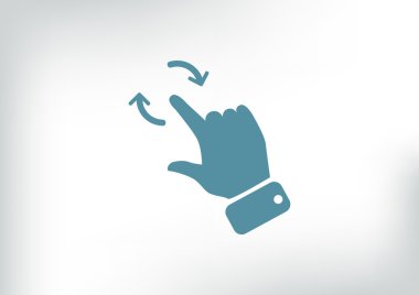 Dokunmatik ekran web simgesi