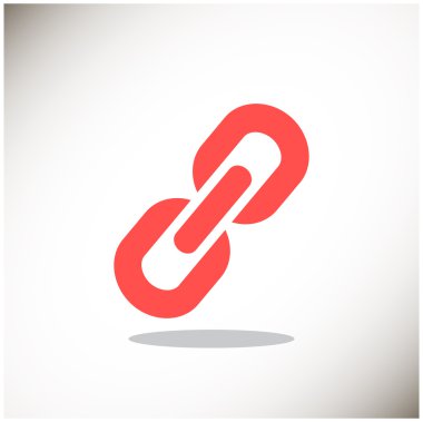 Basit zincir web simgesi