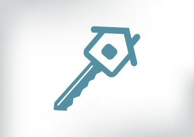 Ev anahtar web simgesi