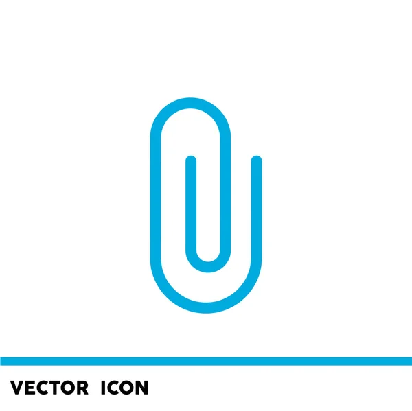 Paperclip web icon — Stock Vector