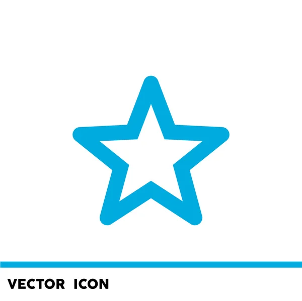 Simple star web icon — Stock Vector