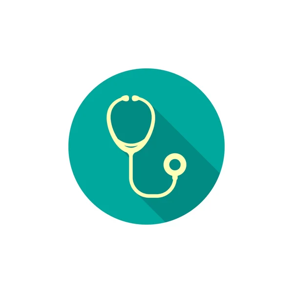 Simple stethoscope web icon — Stock Vector