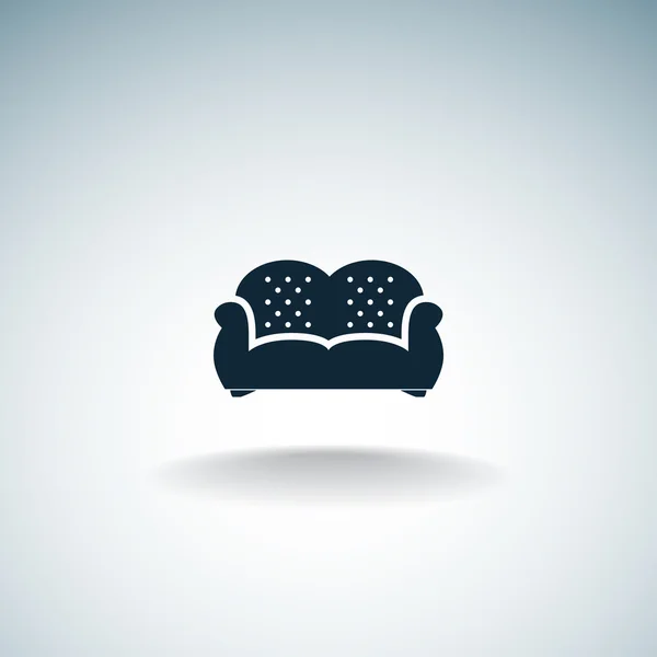 Иконка паутины дивана — стоковый вектор