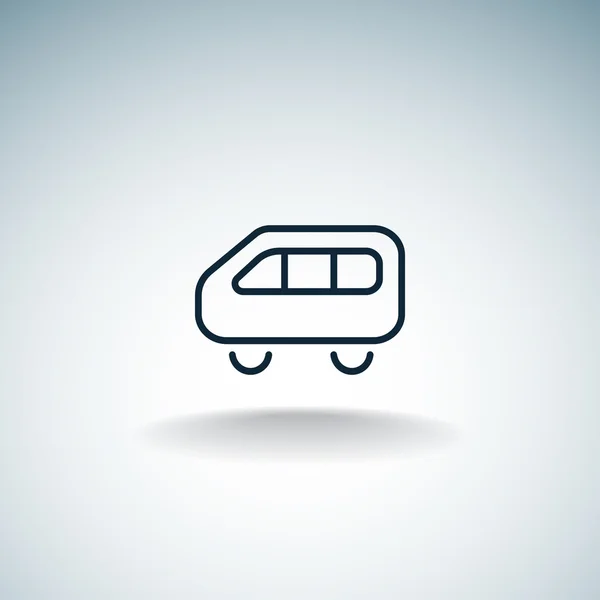 Sencillo icono web bus — Vector de stock