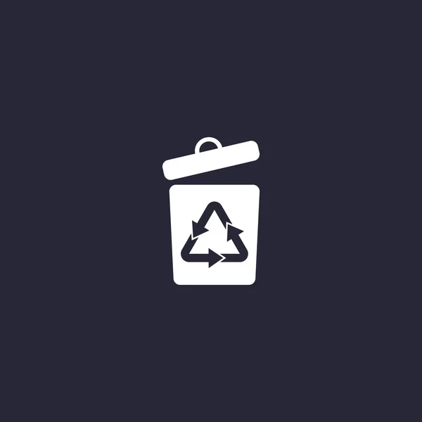 Avfall återvinning symbol — Stock vektor