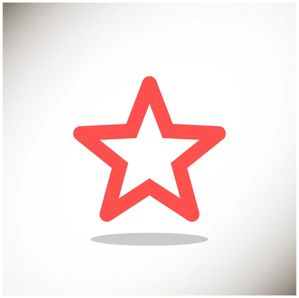 Simple star web icon — Stock Vector