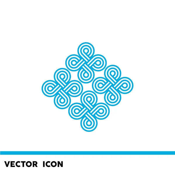 Pattern decor web icon — Stock Vector