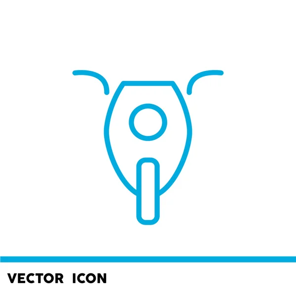 Ícone web da motocicleta — Vetor de Stock