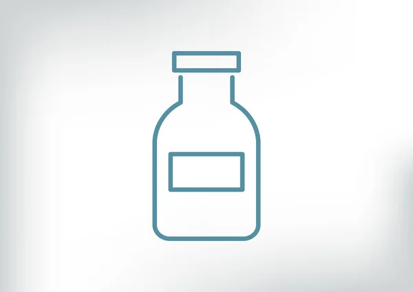 Значок лекарственной бутылки — стоковый вектор