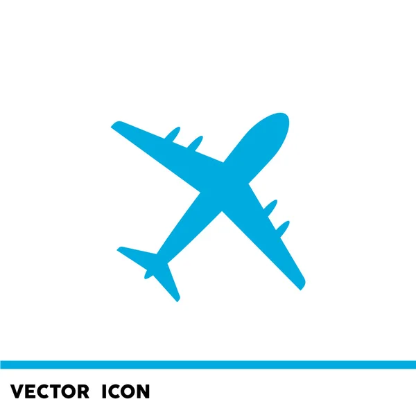 Flugzeug-Ikone — Stockvektor