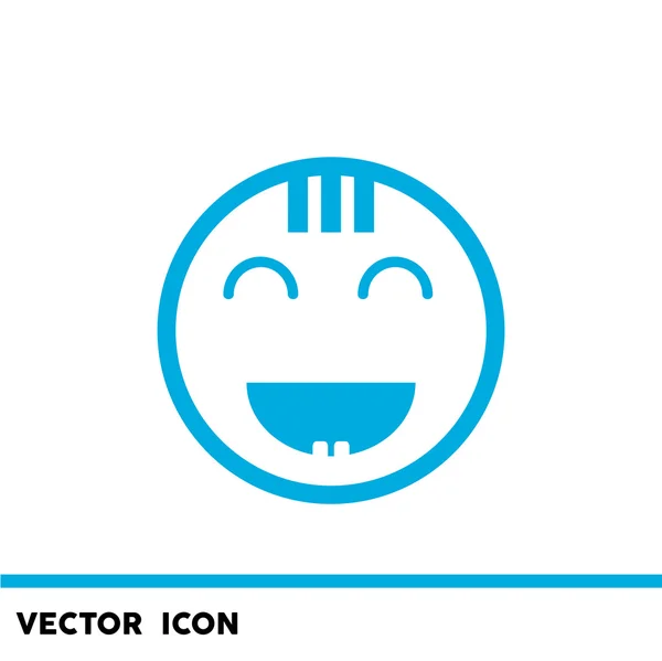 Happy boy web icon — Stock Vector