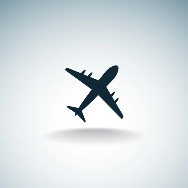 Иконка сайта самолета — стоковый вектор
