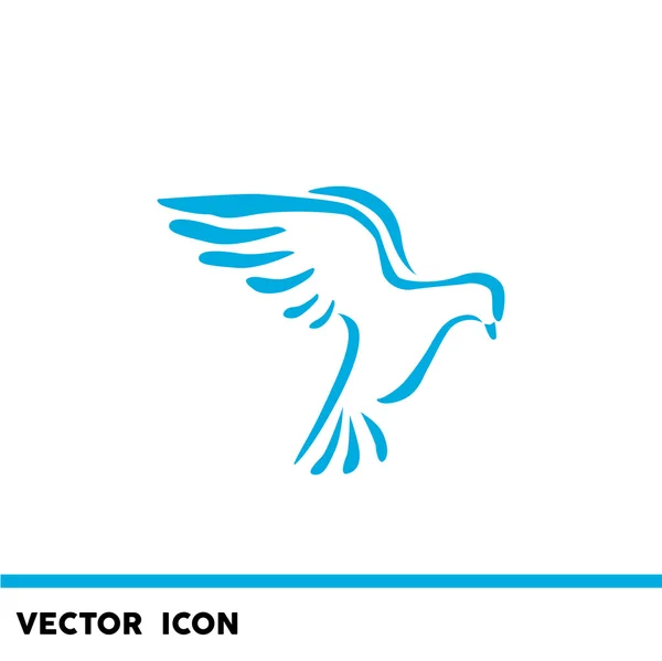 Paloma icono web — Vector de stock