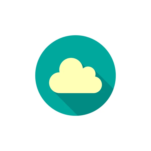 Wolk web pictogram — Stockvector