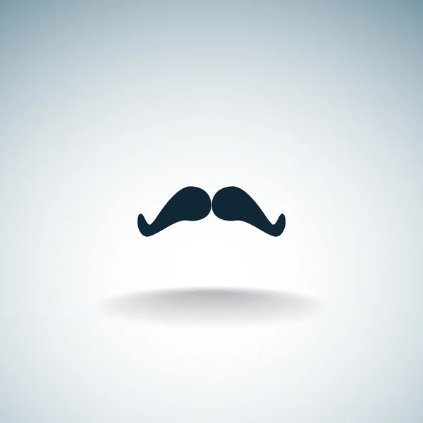 Ícone web de bigode — Vetor de Stock