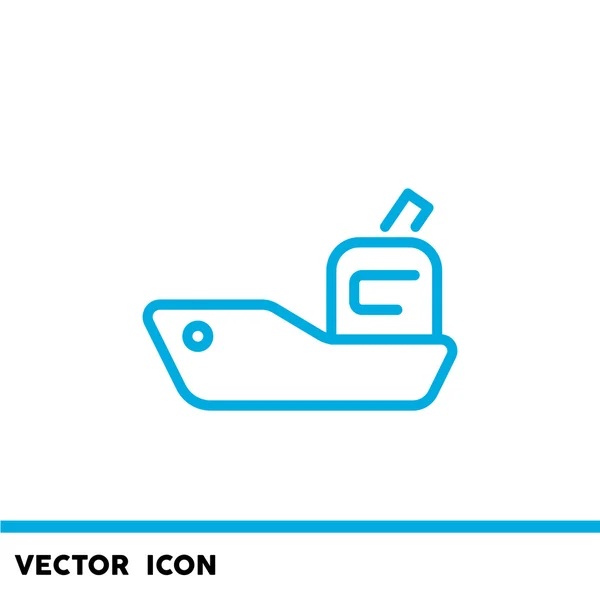 Simple remolcador icono — Vector de stock