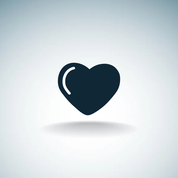 Corazón icono web — Vector de stock