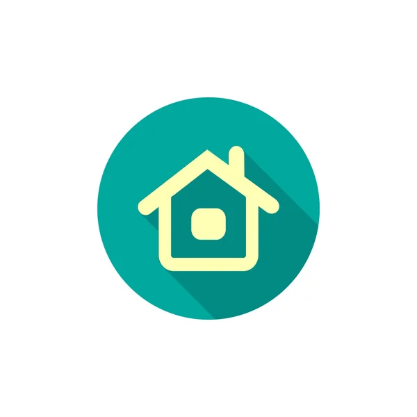 Huis web pictogram. — Stockvector