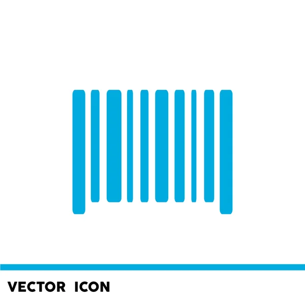 Simple icono web de código de barras — Vector de stock
