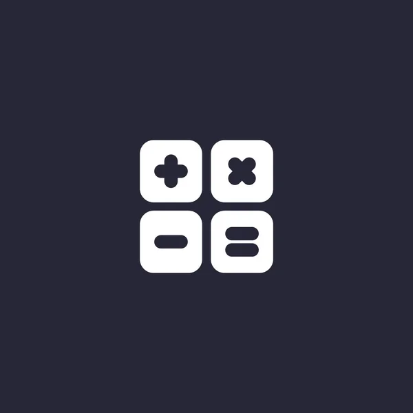 Calculator symbool web pictogram — Stockvector