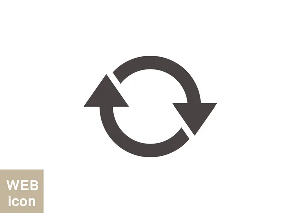 Kreis mit Pfeil-Symbol — Stockvektor