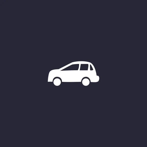 Icono web de coche simple — Vector de stock