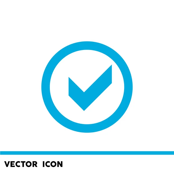 Marca de verificación icono web — Archivo Imágenes Vectoriales