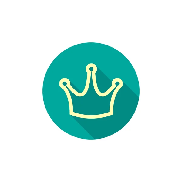 Simple crown icon — Stock Vector