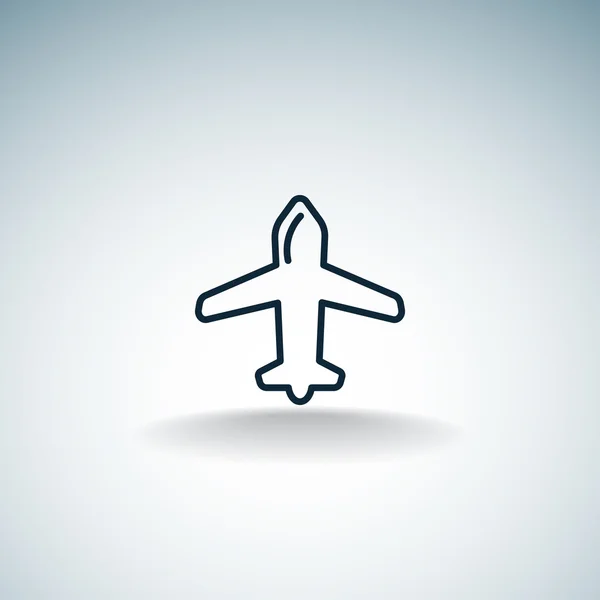 Εικονίδιο web αεροσκαφών — Διανυσματικό Αρχείο