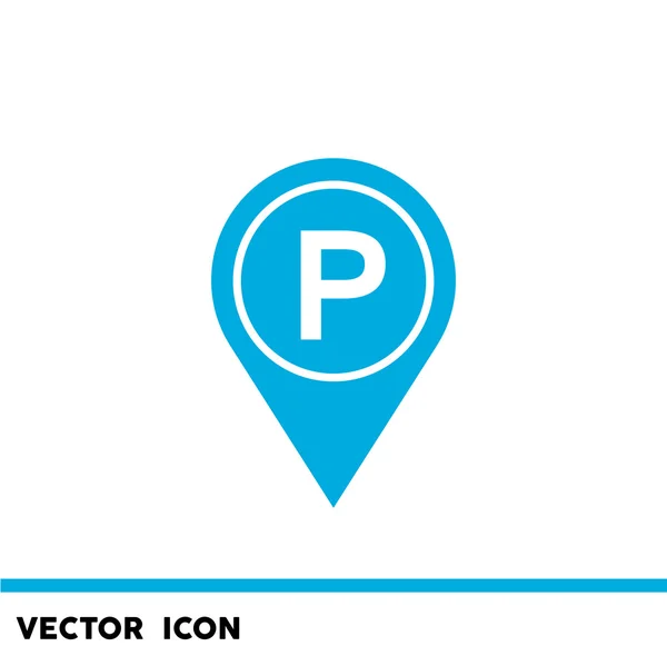 Map pointer web icon — Stock Vector