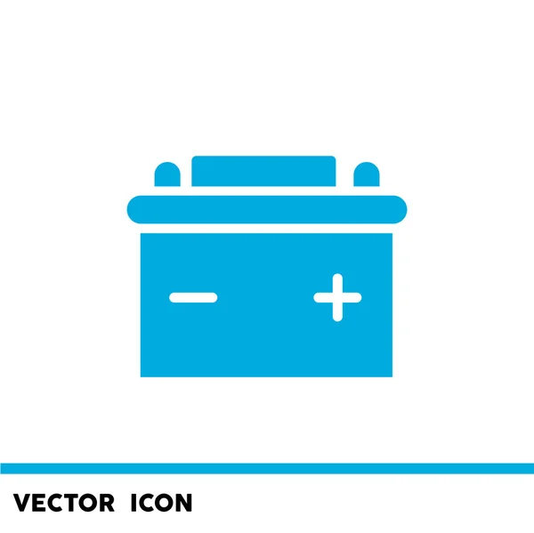 Einfache Autobatterie Web-Symbol — Stockvektor