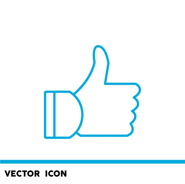 Thumb up web icon — Stock Vector