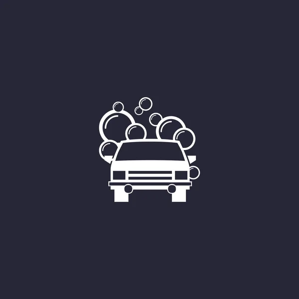 Myjnia samochodowa proste ikona — Wektor stockowy