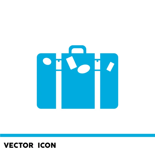 Bag tourist icon — Stock Vector