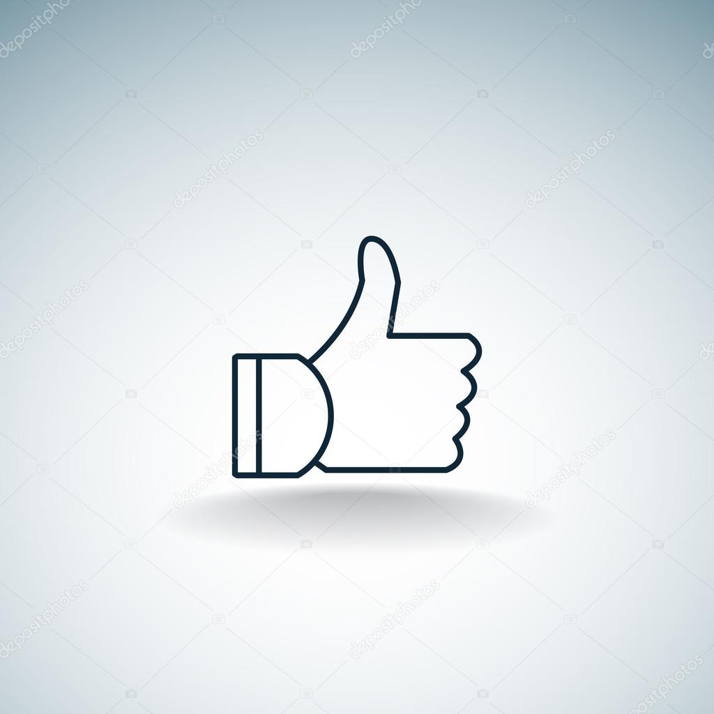 Thumb up web icon