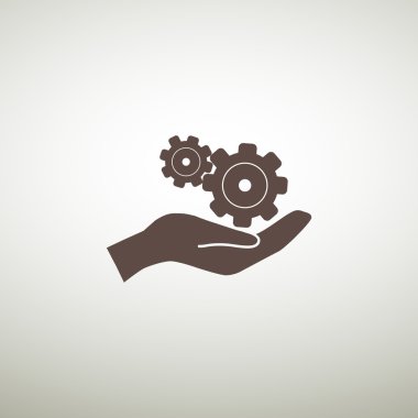 Gears ile el simgesi