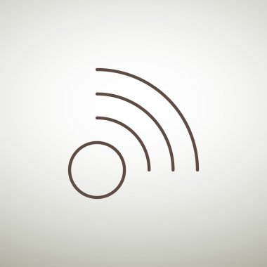 Kablosuz dalgalar web simgesi