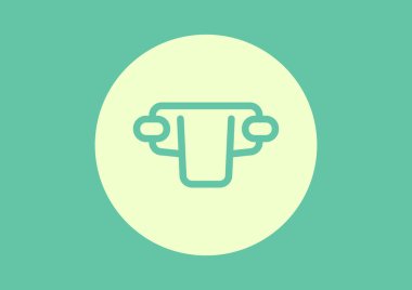 Basit bebek bezi web simgesi