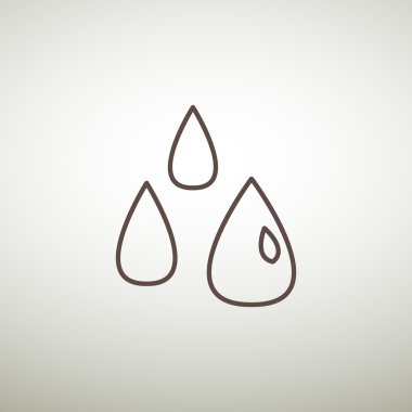 Sıvı damla simgesi