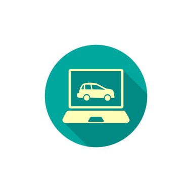 Dizüstü ekran simgesini araba ile