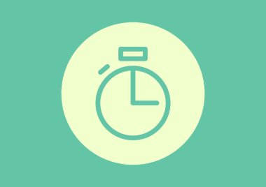 Basit kronometre web simgesi