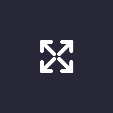 Kare simgesi dört ok